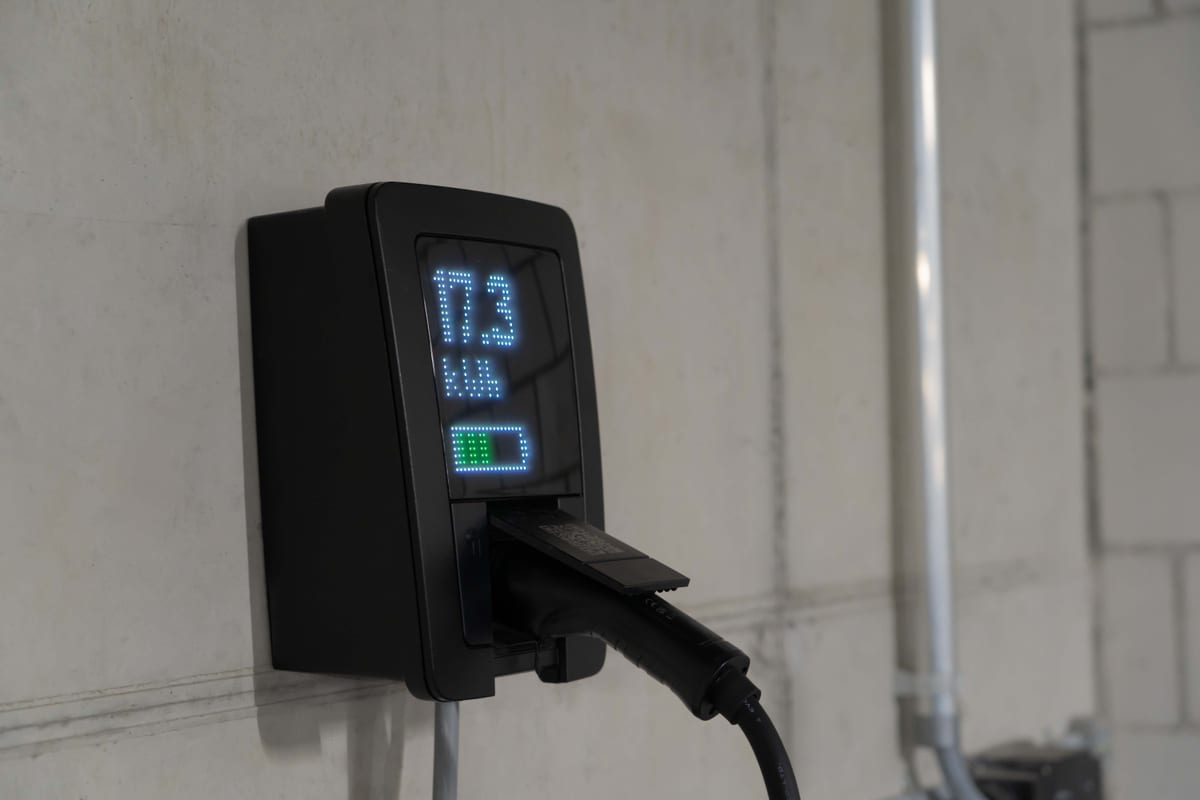 Workplace EV charger installation